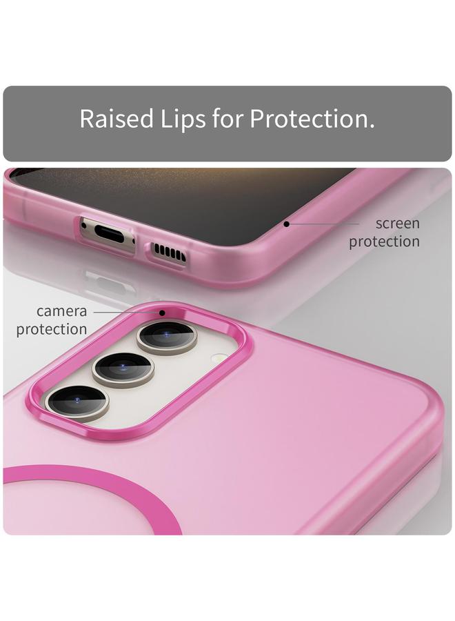 اس-توب جراب لهاتف Samsung Galaxy S23+ 5G MagSafe Frosted شفاف TPU + PC جراب هاتف بتغطية كاملة - Image 5