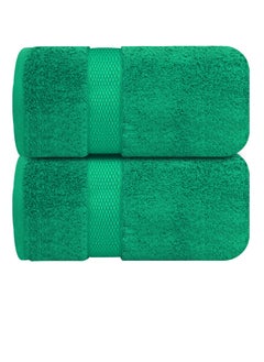 Premium Green Bath Sheets – Pack of 2, 90cm x 180cm Large Bath Sheet Towel - 100% Cotton Ultra Soft and Absorbent Oversized Towels for Bathroom, Hotel & Spa Quality Towel by Infinitee Xclusives - pzsku/Z0B48C91D215CE245430FZ/45/_/1706995964/57794719-1549-4d9b-8e98-27527eacedb8