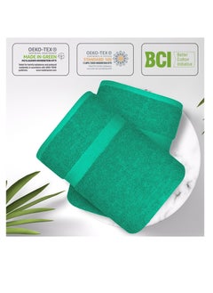 Premium Green Bath Sheets – Pack of 2, 90cm x 180cm Large Bath Sheet Towel - 100% Cotton Ultra Soft and Absorbent Oversized Towels for Bathroom, Hotel & Spa Quality Towel by Infinitee Xclusives - pzsku/Z0B48C91D215CE245430FZ/45/_/1706995964/e9b9d60c-5f6e-4784-92a2-fe36447354a7