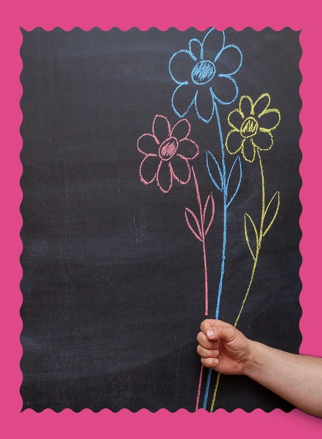 Whaline 65.6ft Valentine's Day Bulletin Board Borders 4 Rolls Pink Series Die-Cut Bulletin Board Strips Colorful Rolled Trim Stickers for School Classroom Office Chalkboard Decoration - Image 5