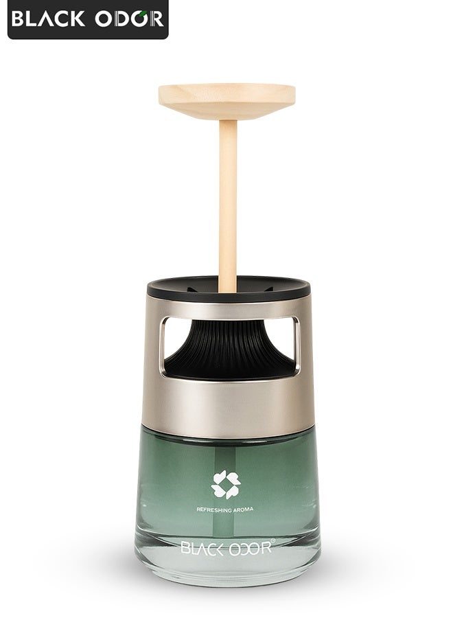 BLACK ODOR BO-40 Air Freshener Dashboard Perfume – Long-Lasting 60 Days Car & Home Fragrance, Leak-Proof Glass Bottle with Adjustable Diffuser Cap, French Essential Oil Aroma for Car, Bedroom, Office, Washroom - Image 1