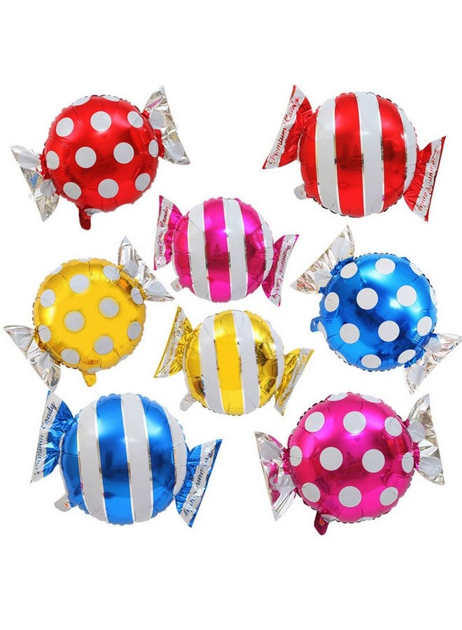 Oiuros 42 pcs 18" Sweet Candy Balloons, Round Lollipop Balloon, Birthday Wedding Party Balloons, Party Supplies - Image 3
