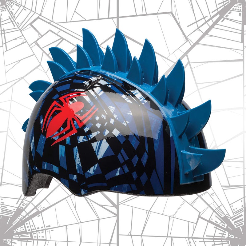 BELL Disney Marvel Spider-Man Mowhawk Web Shatter 3D Child Bike Helmet, Child (5-8 yrs.) - Image 4
