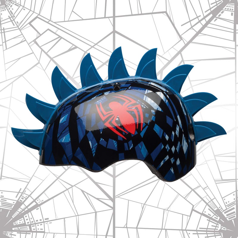 BELL Disney Marvel Spider-Man Mowhawk Web Shatter 3D Child Bike Helmet, Child (5-8 yrs.) - Image 3