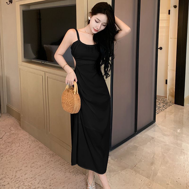 Black Beach Vacation Dress for Women - Image 4