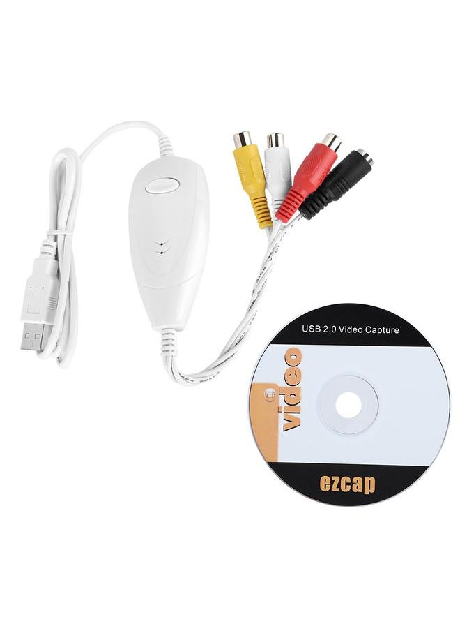 Thoraya USB 2.0 Video Capture Card Converter Fast Recorder Audio Adapter for DVD/PC/Laptop  - Image 1