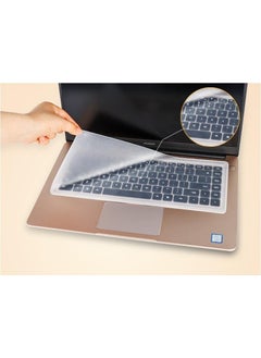 2 Pieces Transparent Laptop Notebook Notebook PC Computer Keyboard Protector Silicone 15.6 Inc HDX8251 HD3217