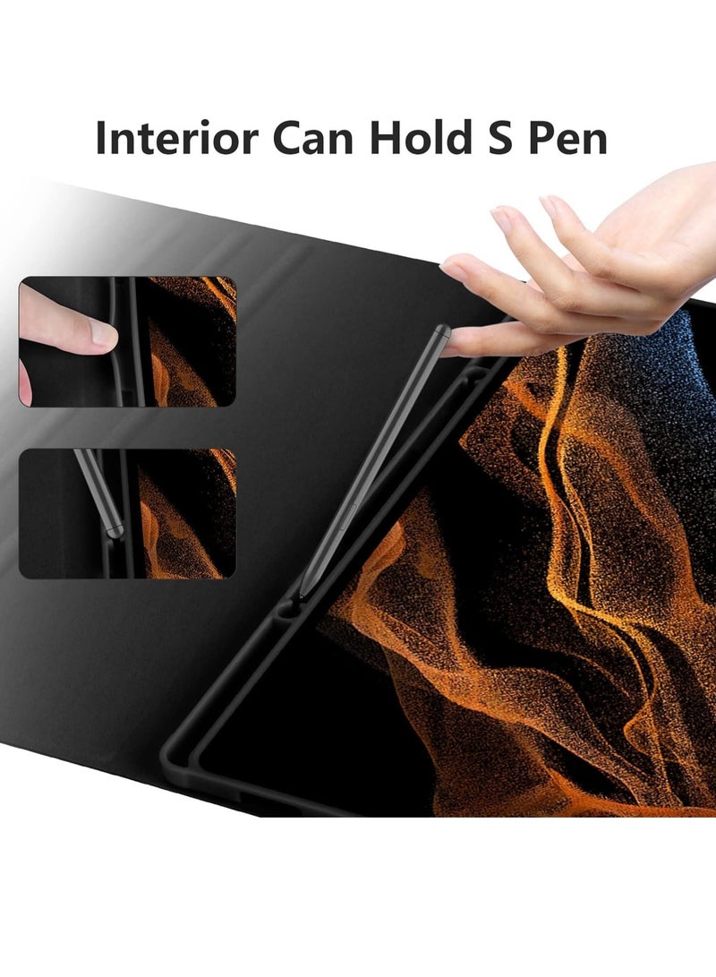 ELTRAZONE Keyboard Case for Samsung Galaxy Tab Tab S8 Ultra 14.6 Inch 2022 (SM-X900), Auto Sleep/Wake Cover, Detachable Magnetically Bluetooth Wireless Color Keyboard with S Pen Holder - Image 3