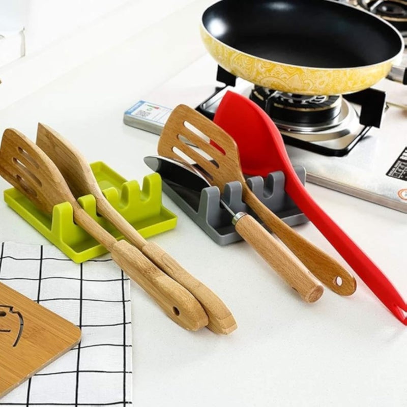 Set of 2 Plastic Kitchen Spoon Holder, Fork Holder, Chopsticks Organizer for Kitchen Utensils