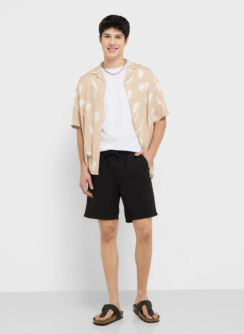 جاك اند جونز Jpstjaiden Palma Seersucker Short