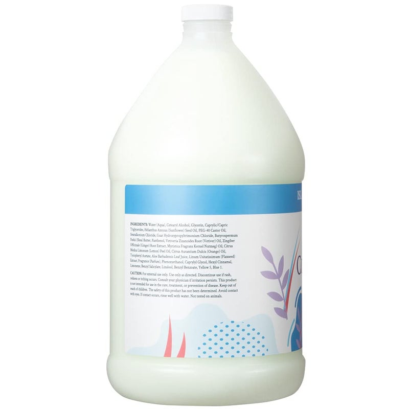 Ginger Lily Farms Botanicals Moisturizing Conditioner for Dry Hair, Island Tranquility, 100% Vegan & Cruelty-Free, Green Tea Lemongrass Scent, 1 Gallon (128 fl oz) Refill - Image 3