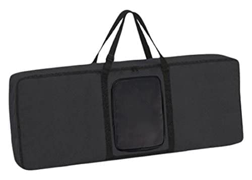 STANDZO Polyester Keyboard Bag Case Cover for Casio Sa-50, Sa-51 Mini Keyboards with Front Pocket - Black - Image 4