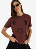 Bianco Lucci Coffee Brown