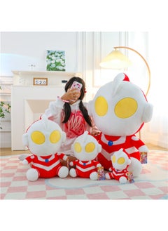 Super Soft Doll Plush Toy Winter Boys' Ragdoll Ultraman Sleeping Pillow Children Doll Bed-Specifications:Original Ultraman 45cm-Color:Red