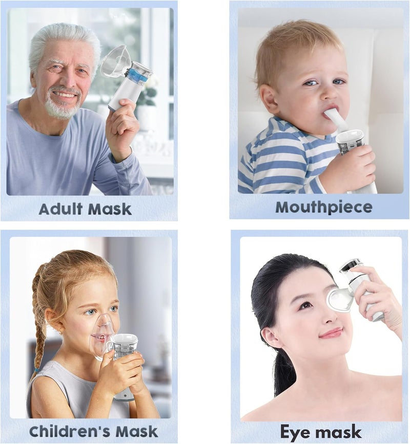 WOLAID Ultra Mist Mesh Nebulizer - Portable Ultrasonic Inhaler - Image 5