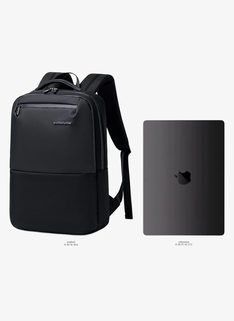 Arctic Hunter 16 Inch Slim Laptop Backpack Water Resistant Anti-Theft Daypack for Business Casual Travel for Men Women, B00681, Black