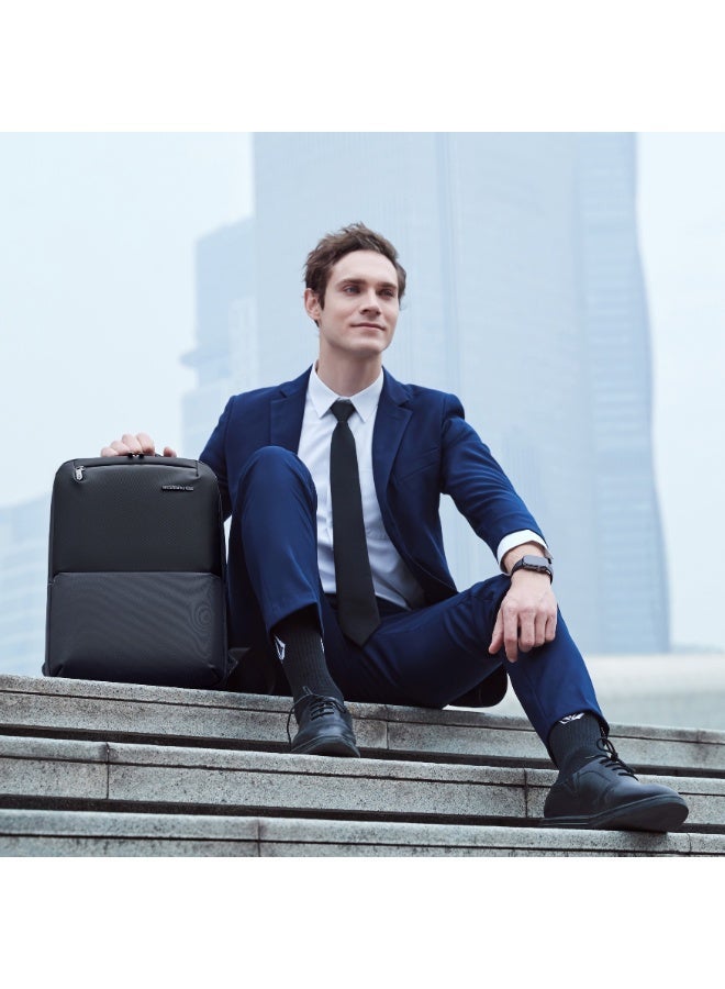ARCTIC HUNTER 16 Inch Slim Laptop Backpack Water Resistant Anti-Theft Daypack for Business Casual Travel for Men Women, B00681, Black - Image 3