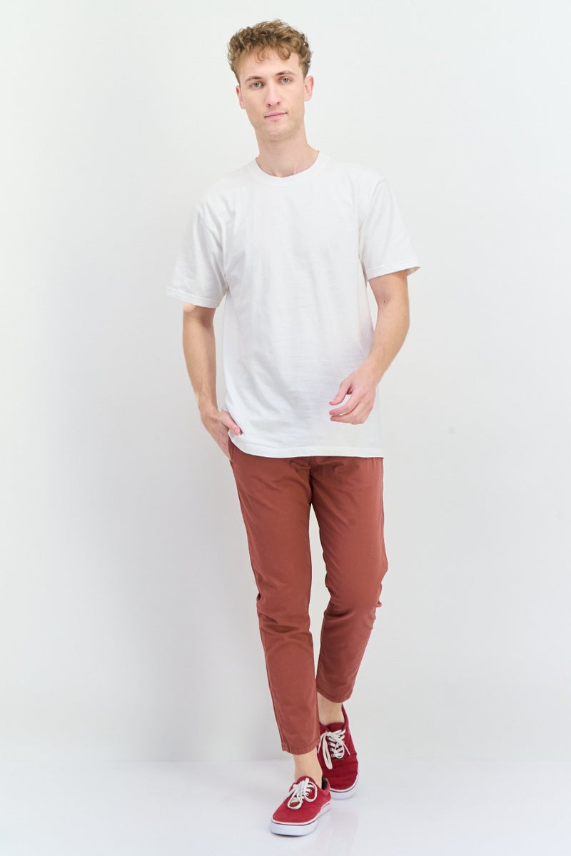 Sorbino سروال تشينو عادي للرجال، بني - Image 3