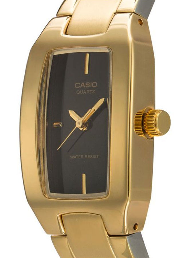 CASIO Women Stainless Steel Analog Wrist Watch LTP-1165N-1CRDF-R - 33 mm - Gold - Image 4