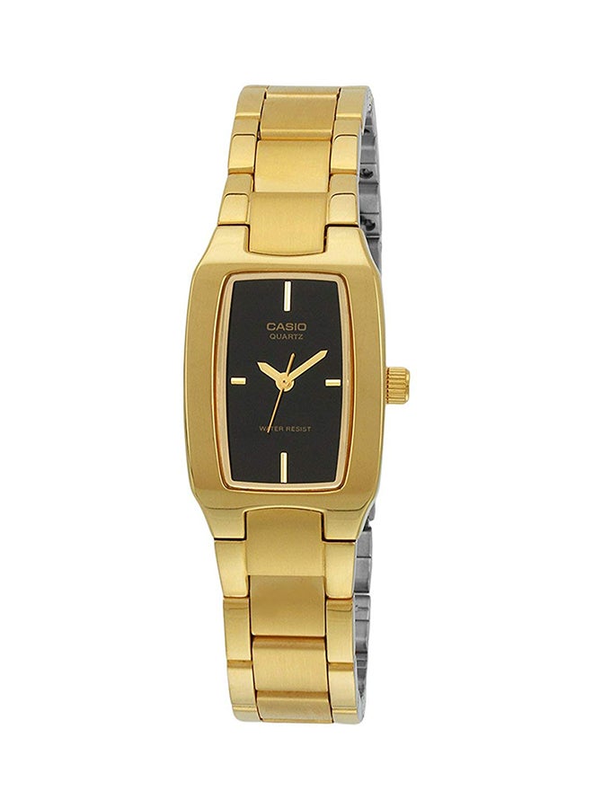 CASIO Women Stainless Steel Analog Wrist Watch LTP-1165N-1CRDF-R - 33 mm - Gold - Image 1