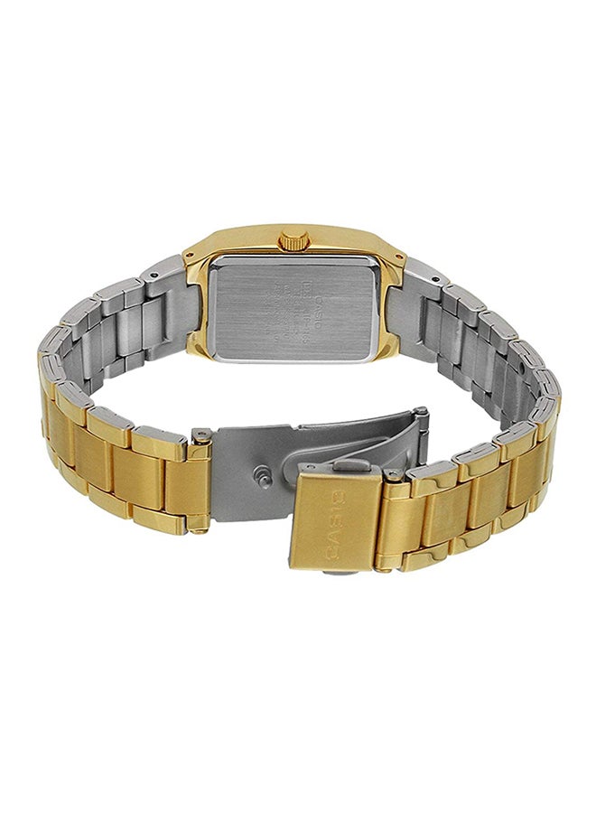 CASIO Women Stainless Steel Analog Wrist Watch LTP-1165N-1CRDF-R - 33 mm - Gold - Image 2