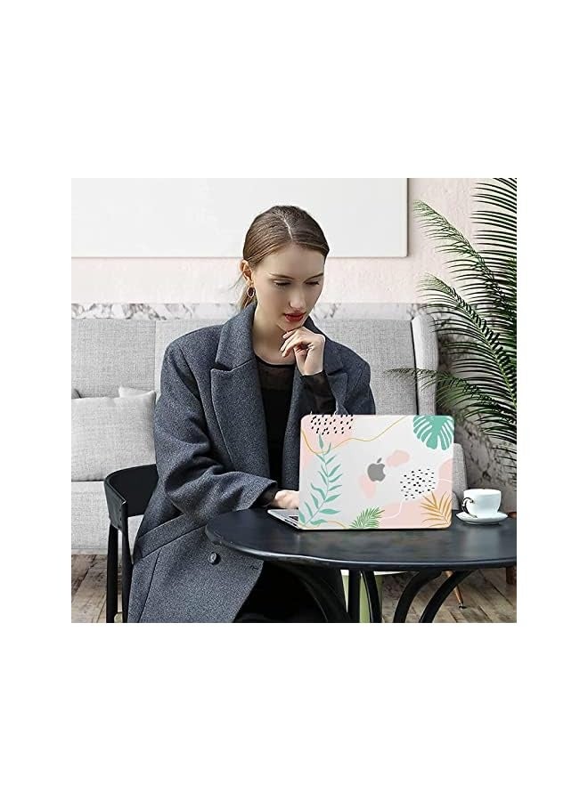 Mosiso Compatible with MacBook Pro 14 inch Case 2021 2022 Release A2442 M1 Pro/Max with Liquid Retina XDR Display Touch ID, Plastic Hard Shell Case&Keyboard Cover Skin&Screen Protector, Artistic Leaf - Image 5