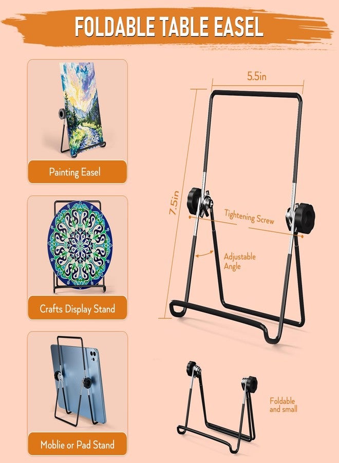 Nicpro 68PCS Acrylic Paint Canvas Set for Adults Kids, Art Painting Supplies Kit with 24 Paints,Table Easel,8 Canvas Panels,12 Brushes,Paper Pad,Cleaning Cup,Sponge,Palette for Artist Beginner - Image 5