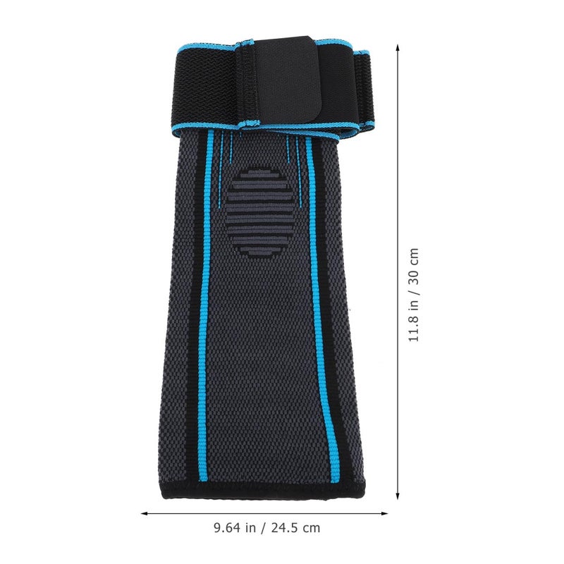 Lightweight Nylon Ankle Support Brace Compression Sleeve for Basketball Injury Prevention Blue - Image 3