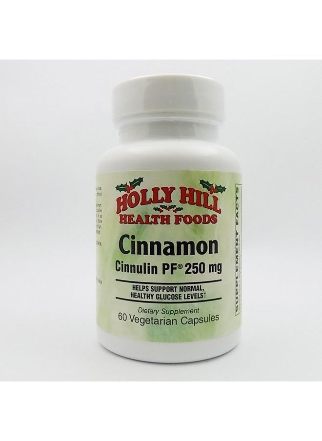 Holly Hill Health Foods - Cinnamon Cinnulin Pf 250 Mg 60 Vegetarian Capsules - Image 1