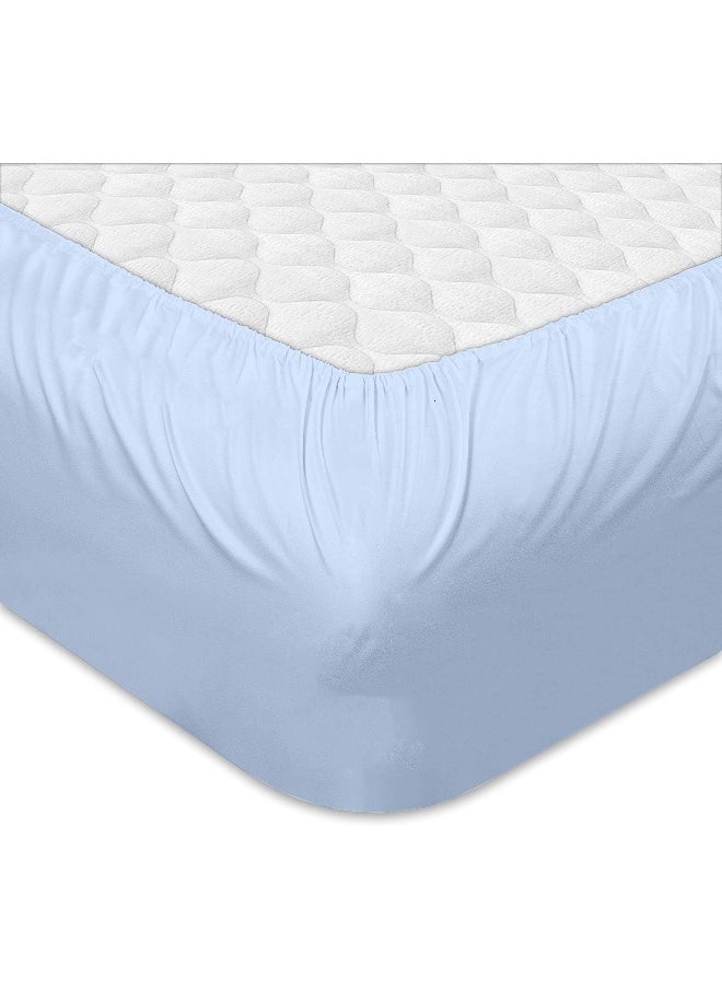 Cottingon - Cottingon 22 INCH DEEP Pocket Sheet Set King Blue - Image 1