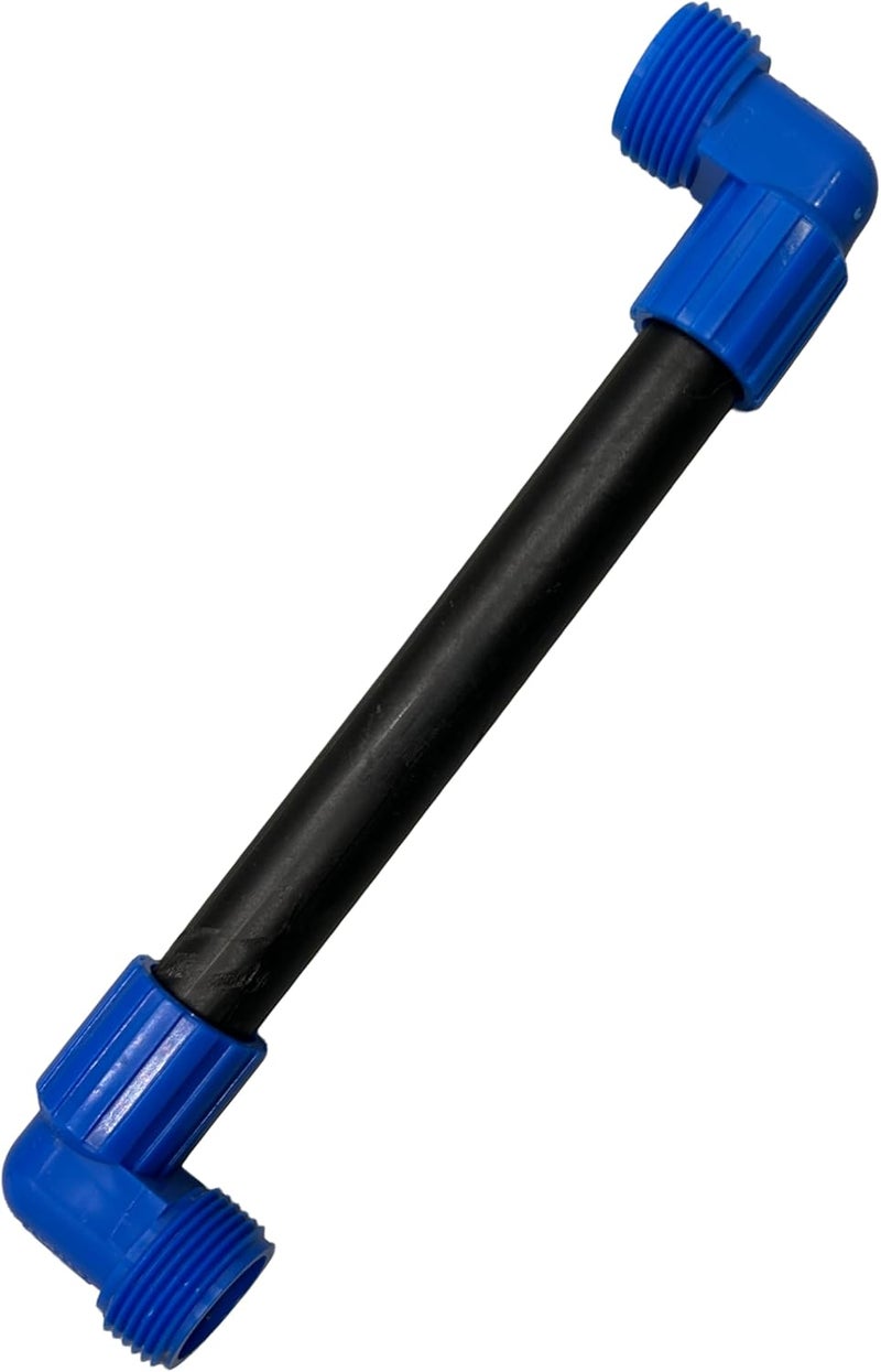 Olson Irrigation EZ-ELL Swing Joing Connector, Male NPT Thread 1/2" or 3/4", Blue, 90-Degree Street Elbow for 0.50 ID Tubing (3/4") - Image 4