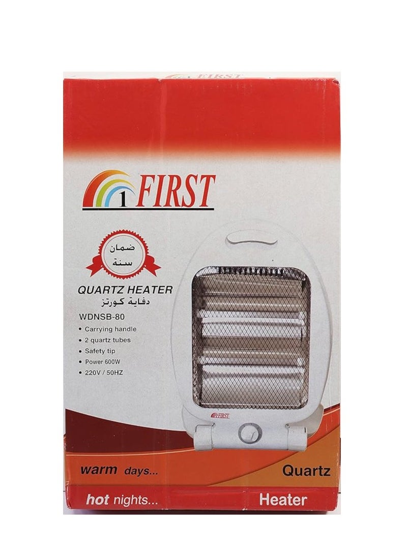 first First Quartz Electric Heater with Easy Carry Handle - 600W, 2 Candles and Safety Switch (1 Piece)  - Image 5