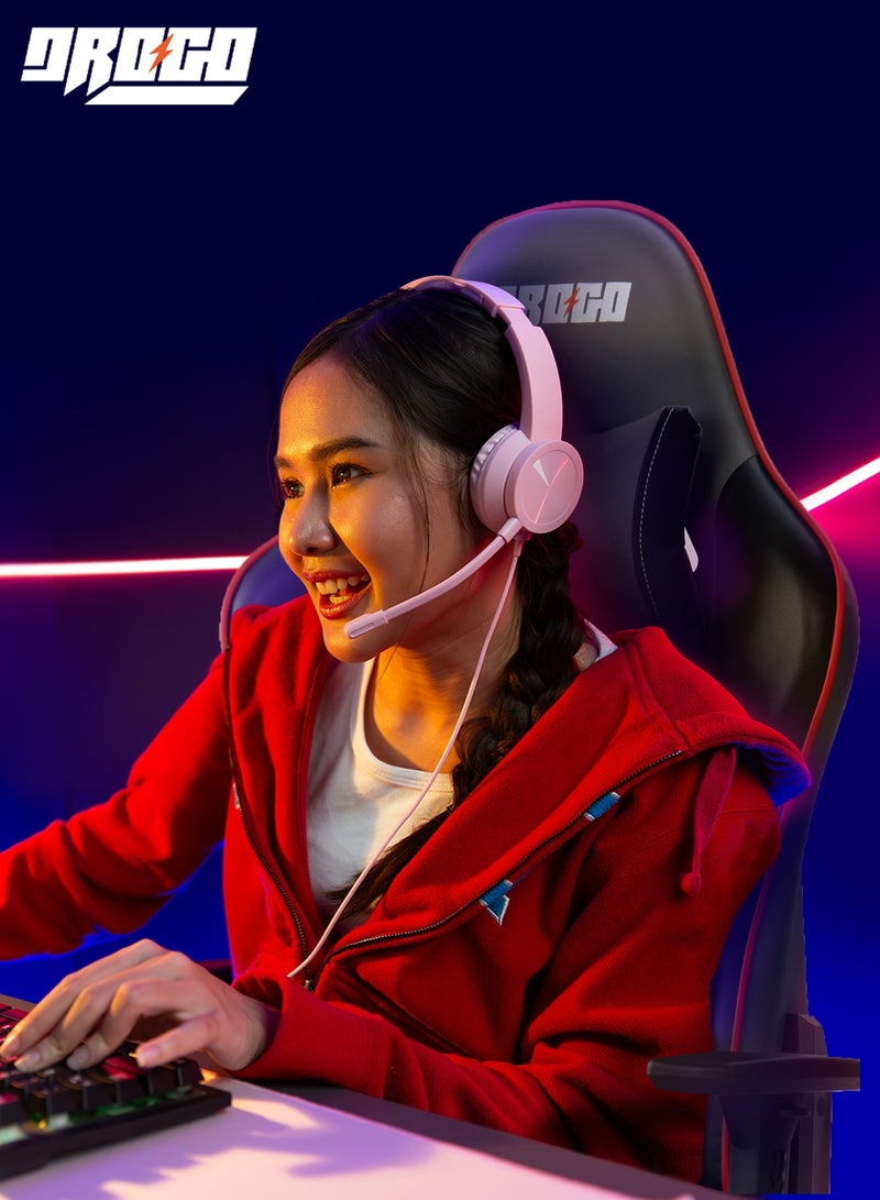 DROGO Wrath Pro Ergonomic Gaming Chair, Computer Chair with Adjustable Seat, PU Leather, 3D Armrest, Memory Foam Head & Lumbar Support Pillow Home & Office Chair with Footrest & Recline Black / Grey - Image 2