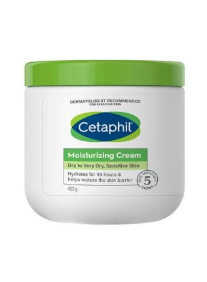 كريم سيتافيل، للبشرة الجافة جداً، للبشرة الحساسة، مرطب لمدة 48 ساعة يستعيد حاجز البشرة الجلد والجسم مع النياسيناميد وفيتامين ب5 بدون عطر