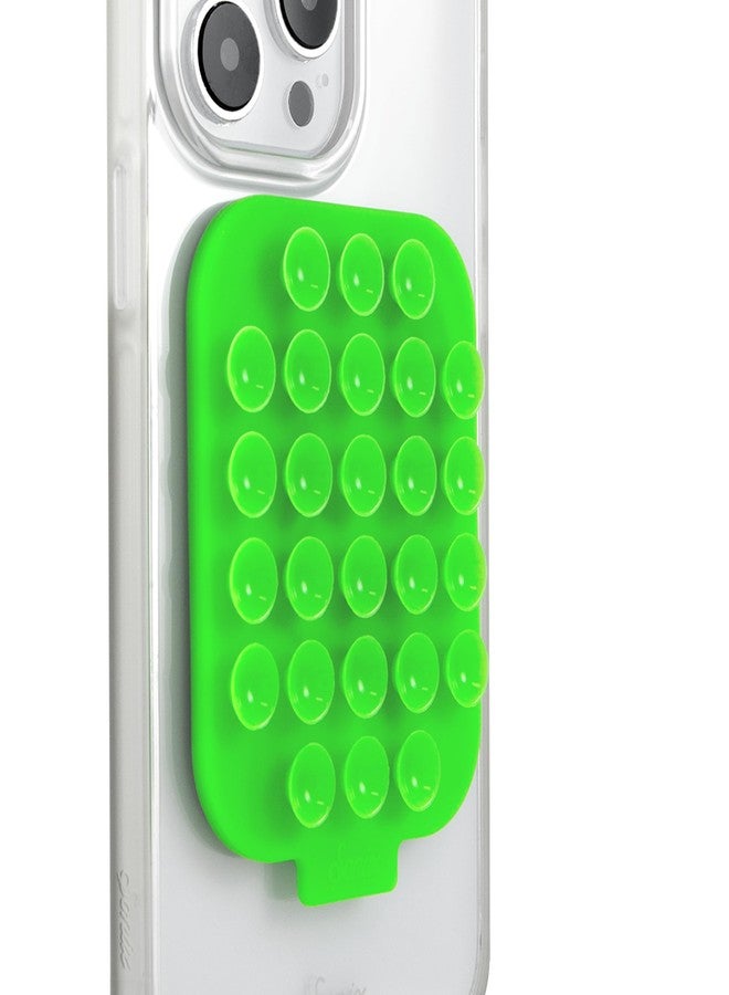 Sonix | Magnetic Silicone Suction Cup Phone Mount for iPhone | Compatible with MagSafe | Bright Fluorescent Green | Neon Green - Image 1