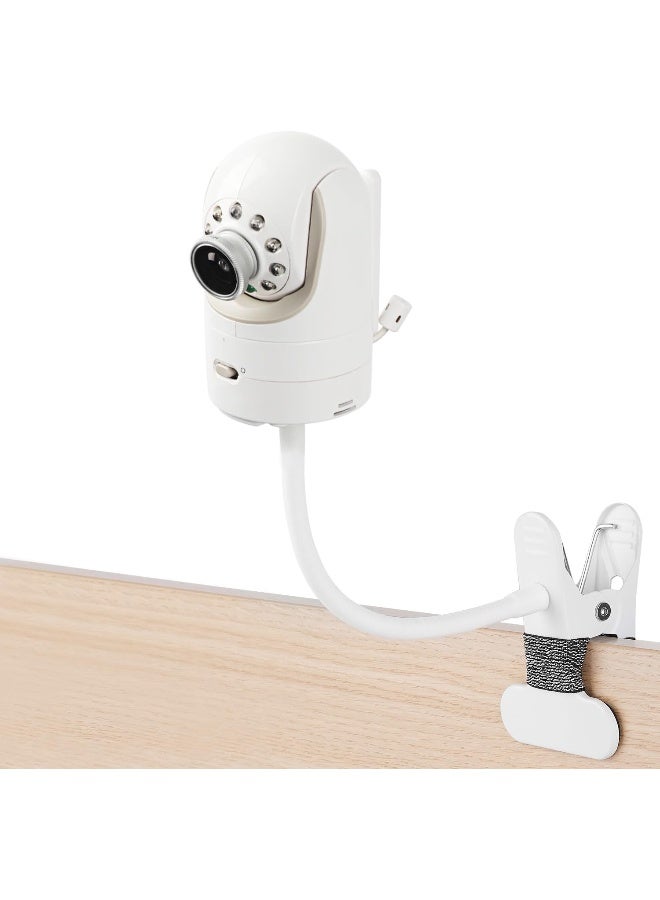 iTODOS Flexible Clip Clamp Mount Compatible with Infant Optics DXR-8 and DXR-8 Pro Baby Monitor - Image 1