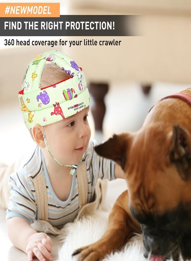 DAGDIYA Baby Head Protector & Cushion Toddler Backpack - Baby Safety Products for Toddler Walker | Back Protection for Crawling & Walking Combo Pack (Green & Yellow) - Image 3