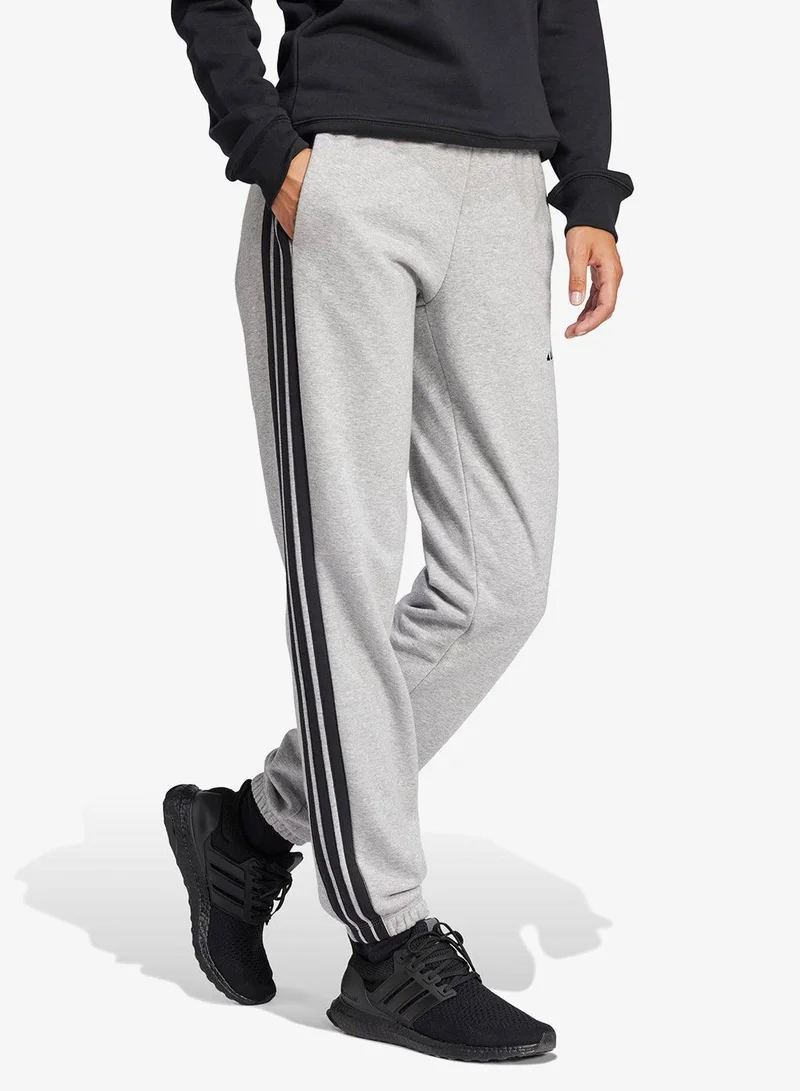Adidas  Essentials 3-Stripes French Terry Cuffed Joggers for Women | Best Price UAE