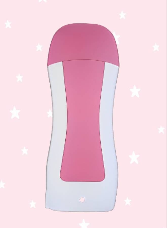 PYRON Depilatory Roll On Electric Wax Heater White/Pink - Image 1