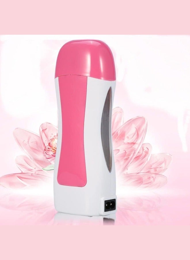 PYRON Depilatory Roll On Electric Wax Heater White/Pink - Image 5