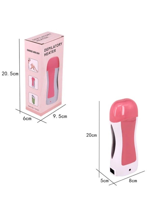 PYRON Depilatory Roll On Electric Wax Heater White/Pink - Image 4