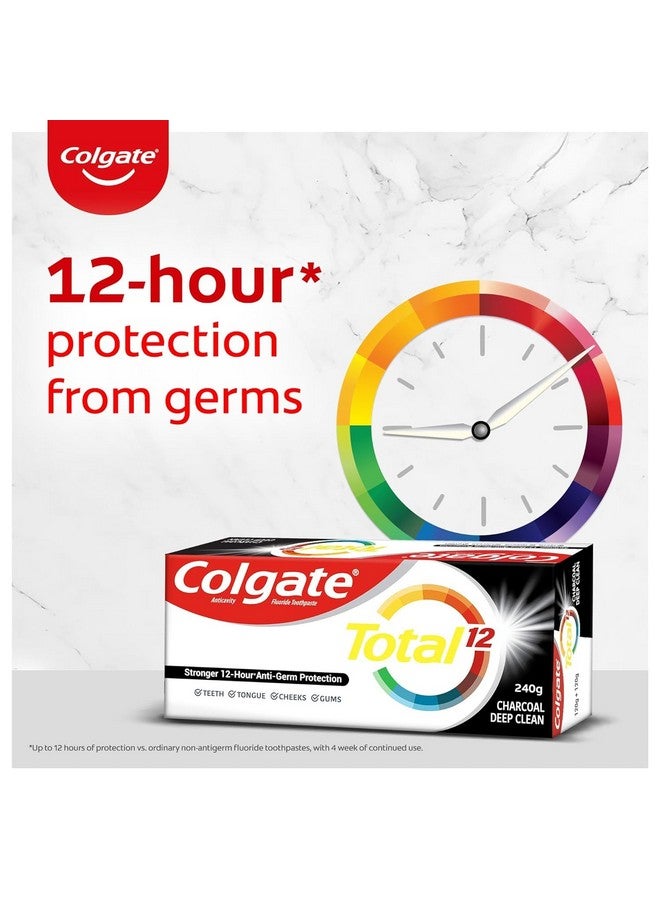 كولجيت معجون أسنان كولجيت توتال بالفحم لتنظيف عميق 120 جم - Image 4