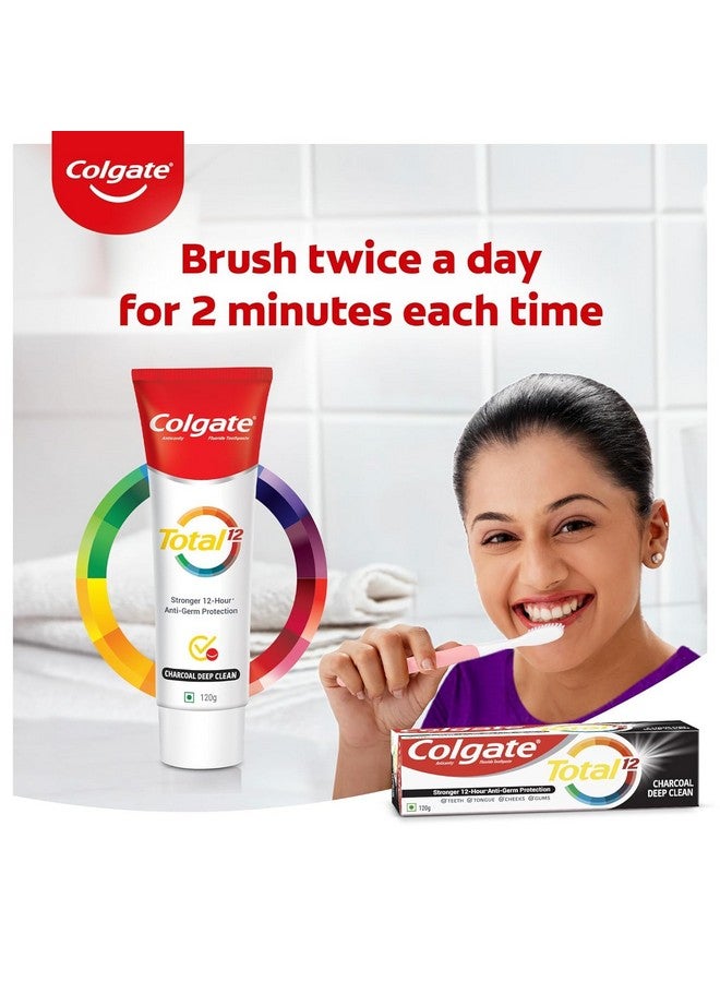 كولجيت معجون أسنان كولجيت توتال بالفحم لتنظيف عميق 120 جم - Image 5