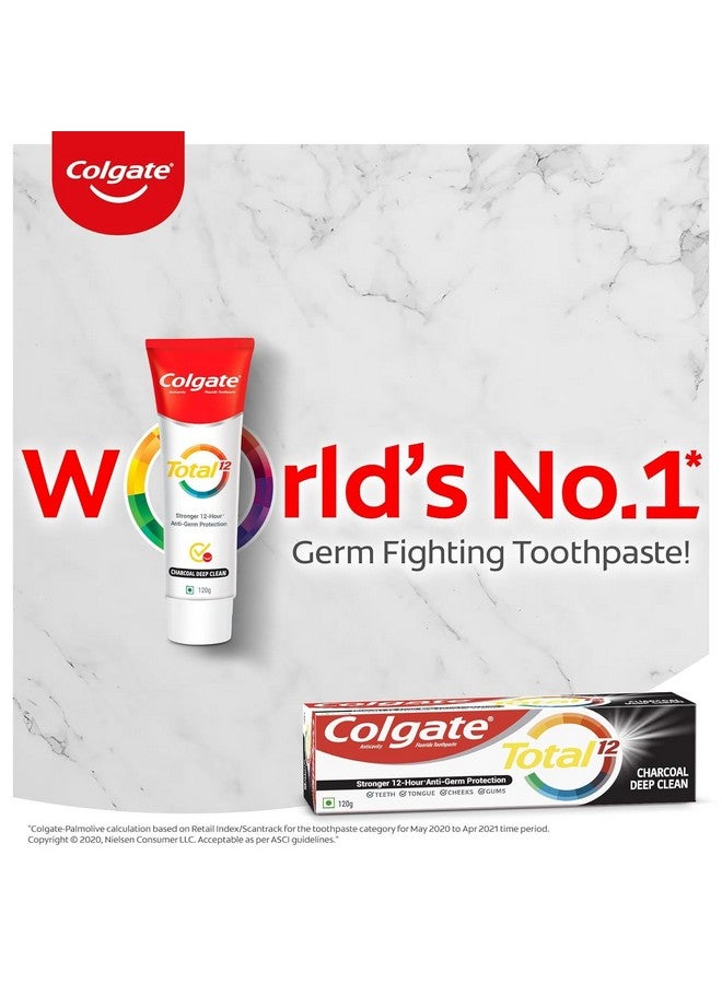 كولجيت معجون أسنان كولجيت توتال بالفحم لتنظيف عميق 120 جم - Image 3