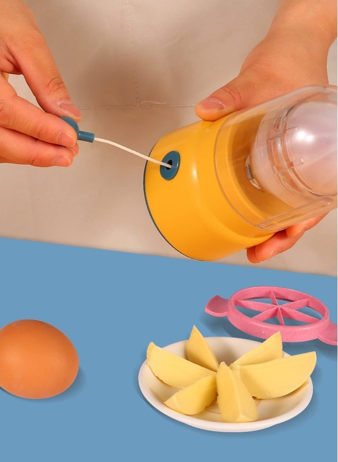 Golden Egg Maker, Egg Spinner for Boiled Golden Eggs, Manual Egg Shakers, Egg White and Yolk Spin Mixer Egg Scrambler for Making Hard Boiled Golden Eggs - Image 3