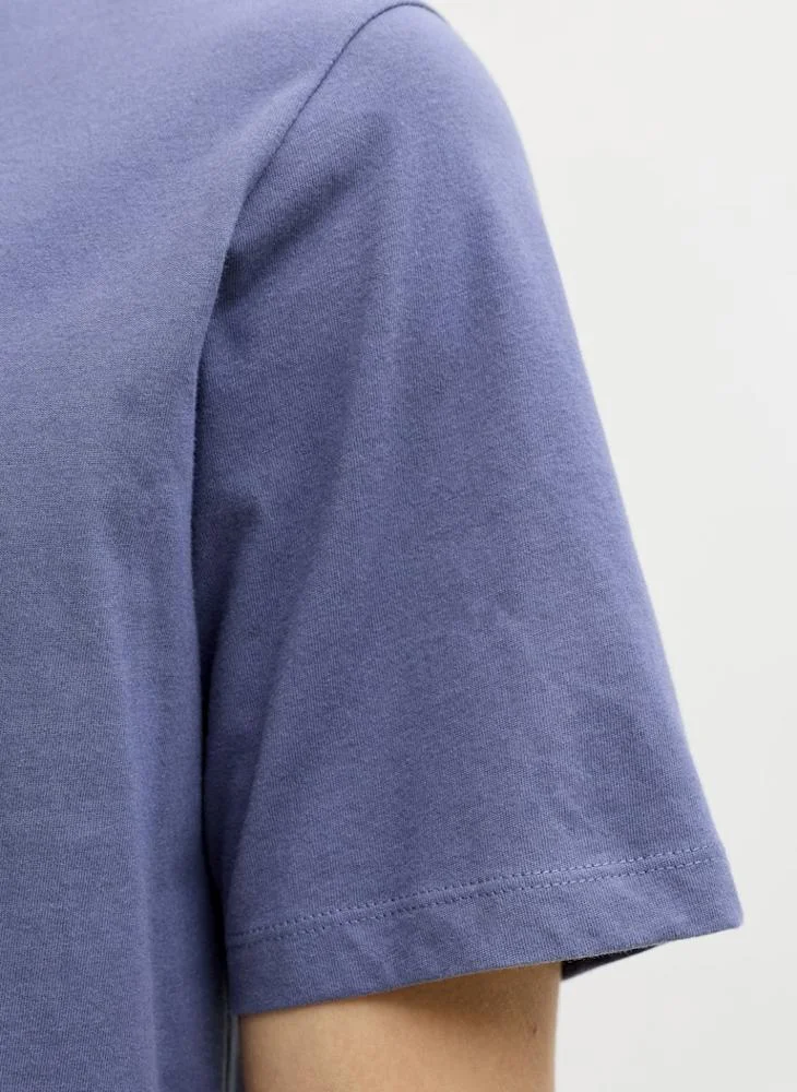 JJ Rebel Logo Regular Fit Crew Neck T-Shirt