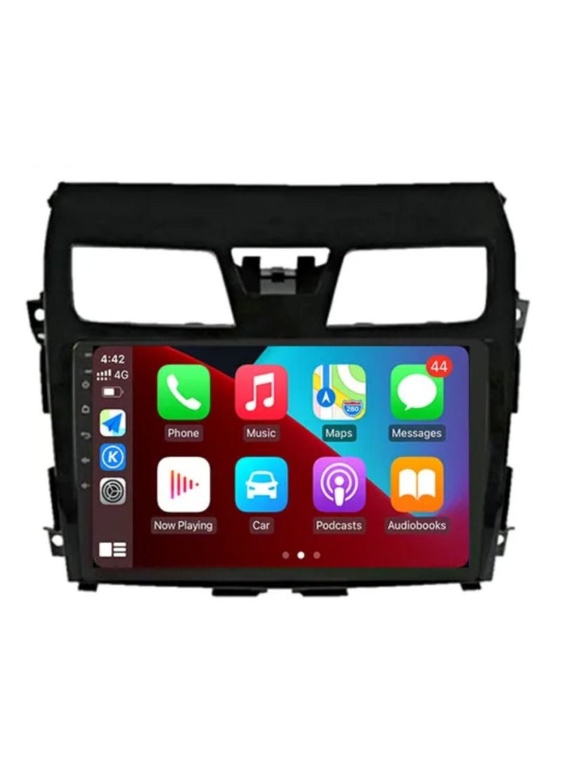 RAYMOS Nissan Altima 2013 To 2015 Android Screen 4GB RAM Support Apple Carplay Android Auto Wireless QLED Touch Screen AHD Camera Included SIM Card Support Bluetooth Offline Online Maps Support 10 Inch  - Image 1