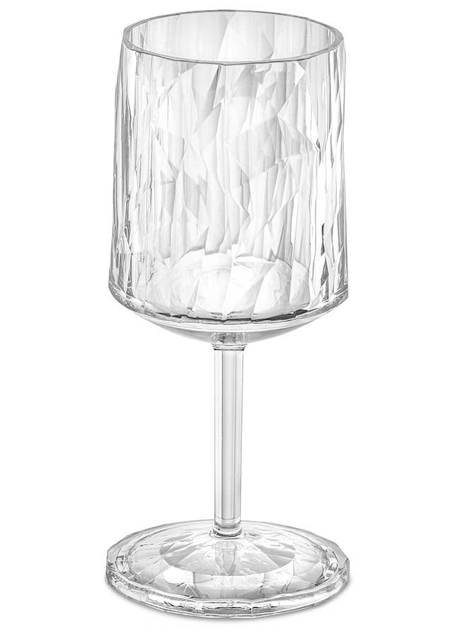 Koziol Classic Wine Glass Transparent Club No 9 250ml, Polycarbonate