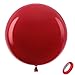 Bezente Burgundy Giant Balloons 36 Inch 8 Pack Jumbo Dark Ruby Balloons Large Round Retro Wine Red Maroon Latex Balloons forThanksgiving New Years Casino Themed Cherry Party Decorations - Image 2