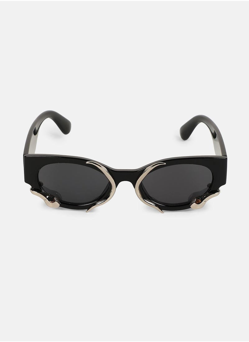 Haute Sauce Polarized Full Rim Oval Sunglasses For Women  - Image 1